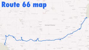 Map of Route 66