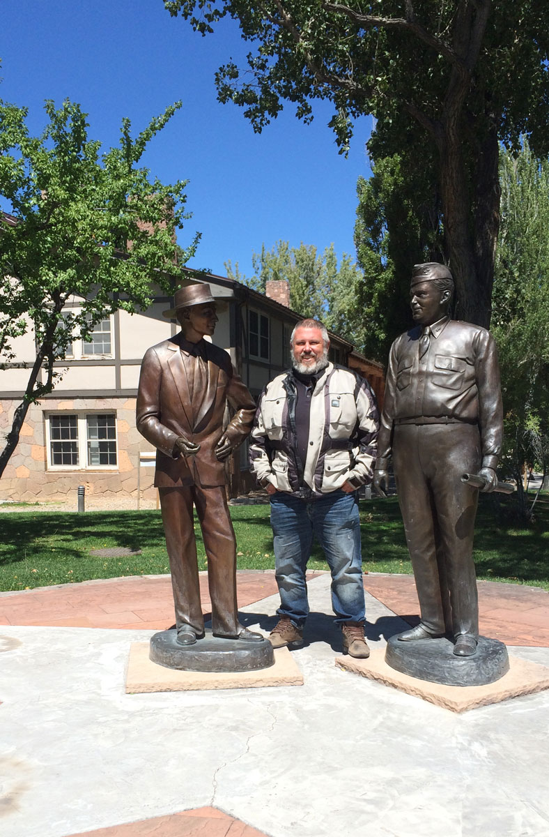 Me and Oppenheimer (and some military dude)
