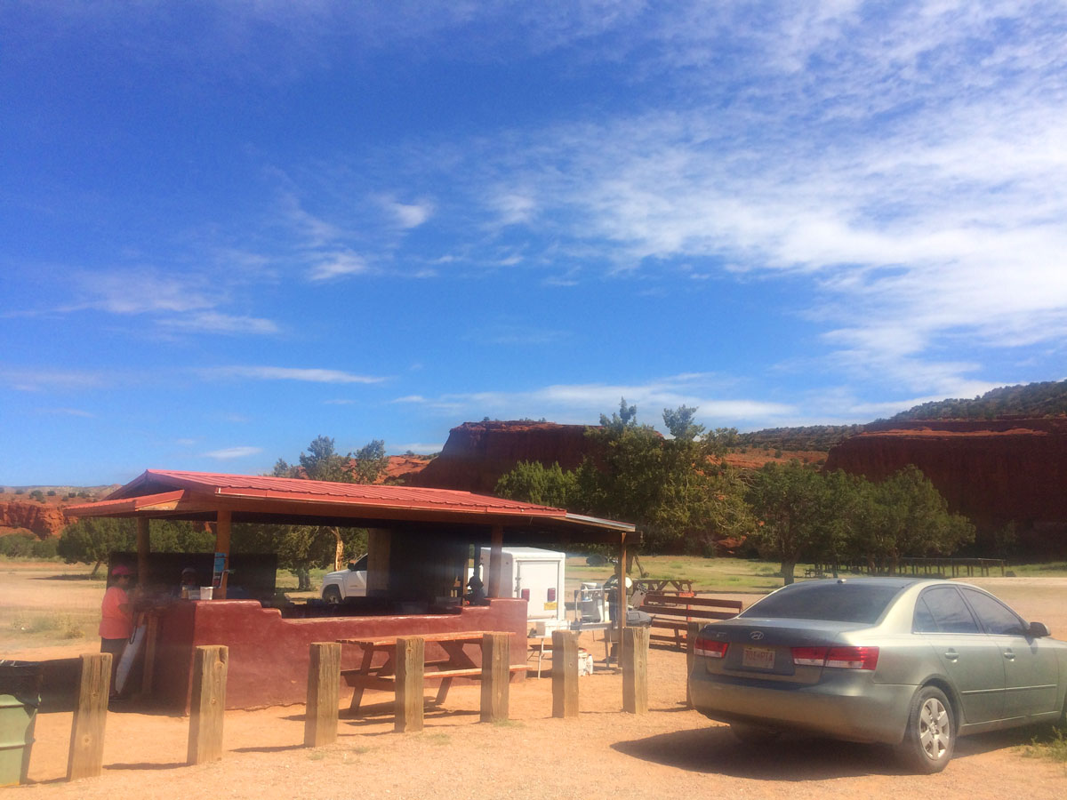 Roadside shack at Jemez Pueblo