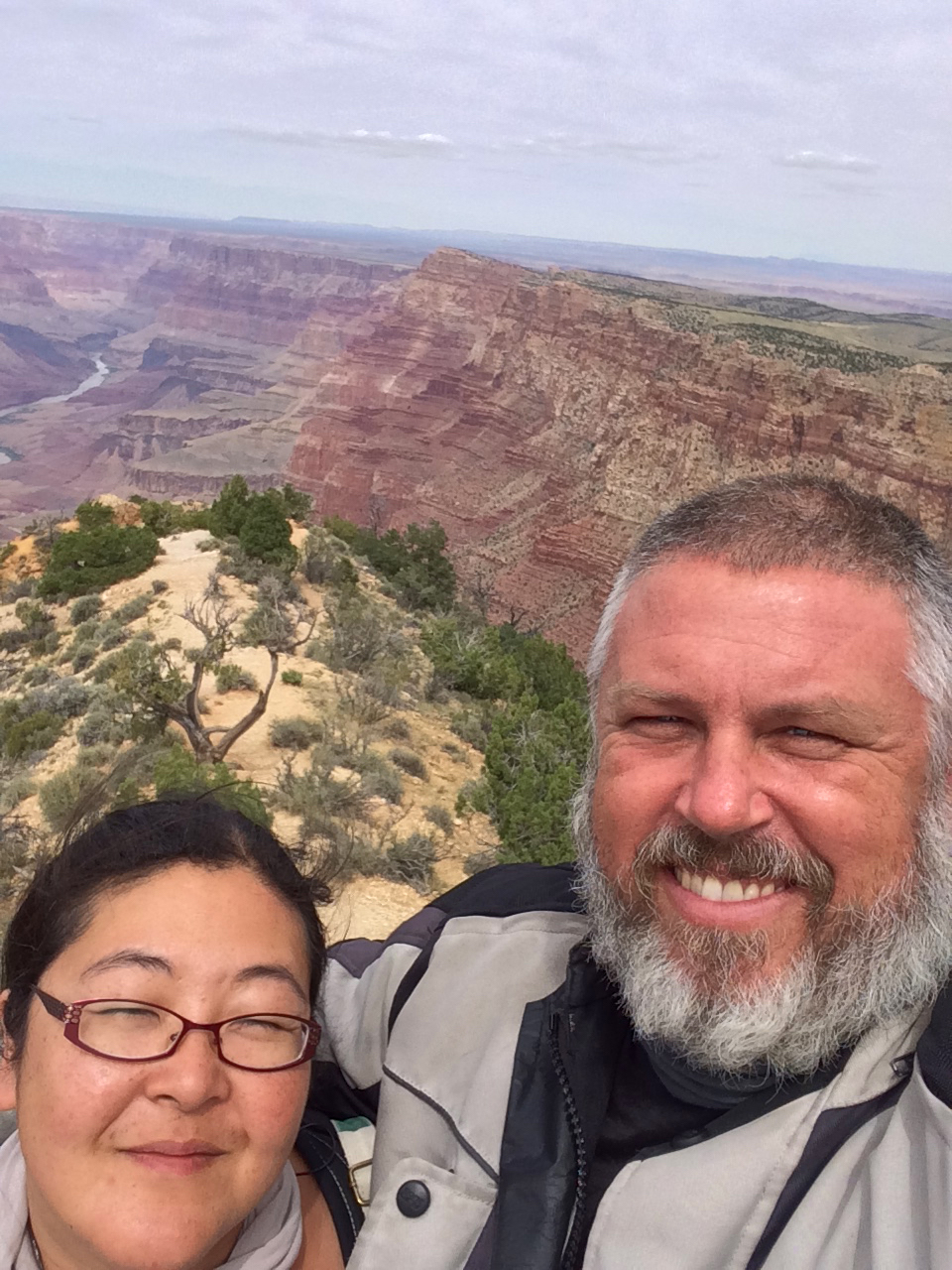 squinty - the sun was real bright!